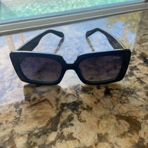 Quay Australia Dark Square Sunglasses